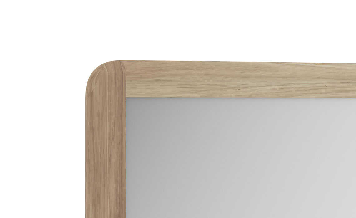 Oxford Solid Oak Wall Mirror