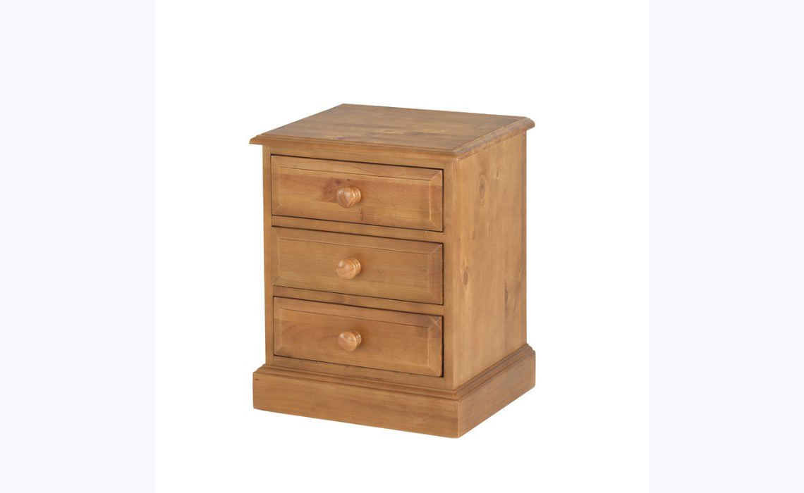 Appleby Pine 3 Drawer Bedside