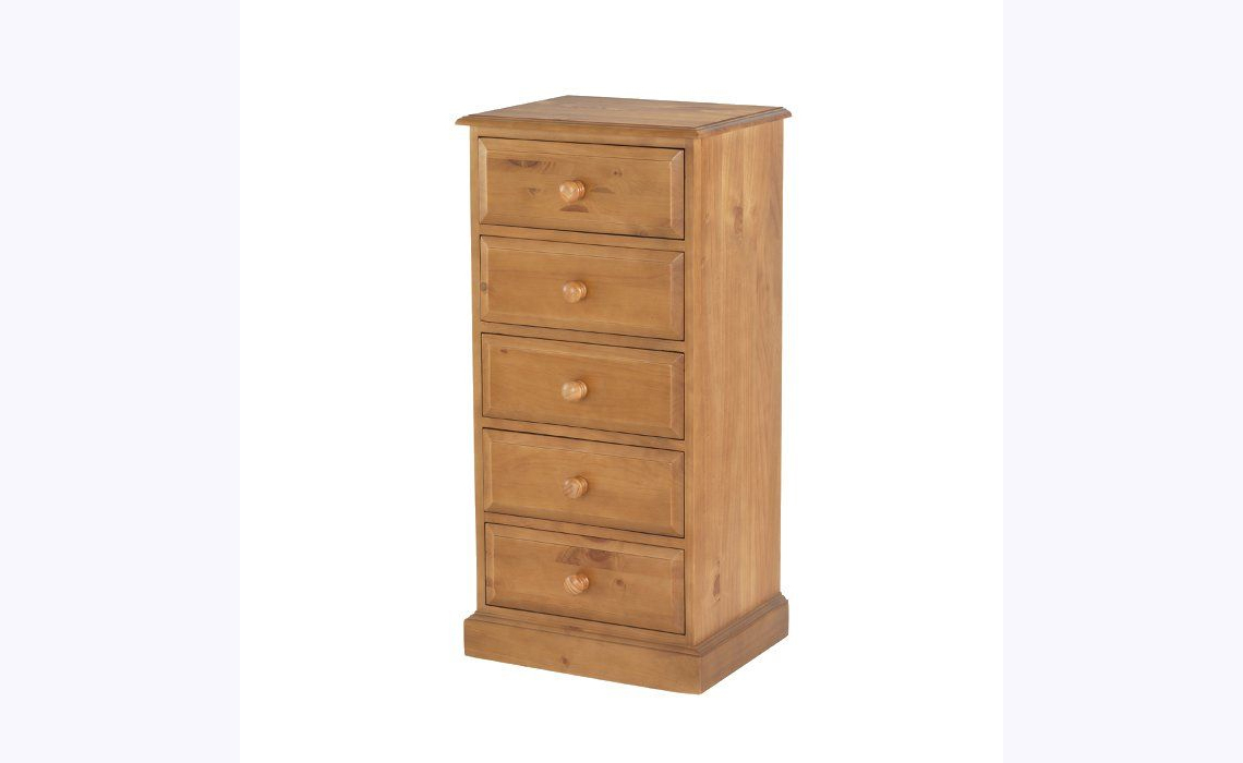 Appleby Pine 5 Drawer Tall Chest