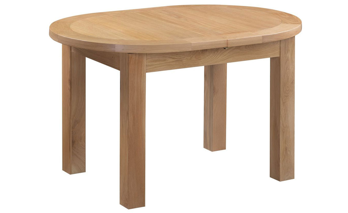 Lavenham Oak Oval Extending Table
