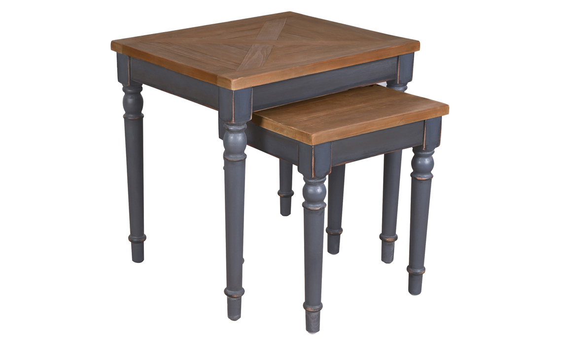 Hemmingway Distressed Nest Of 2 Tables