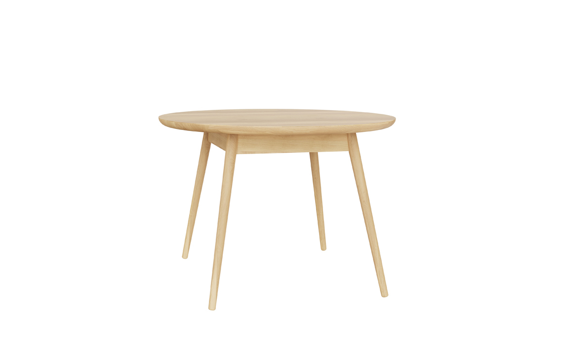 Oxford Solid Oak 110cm Round Dining Table