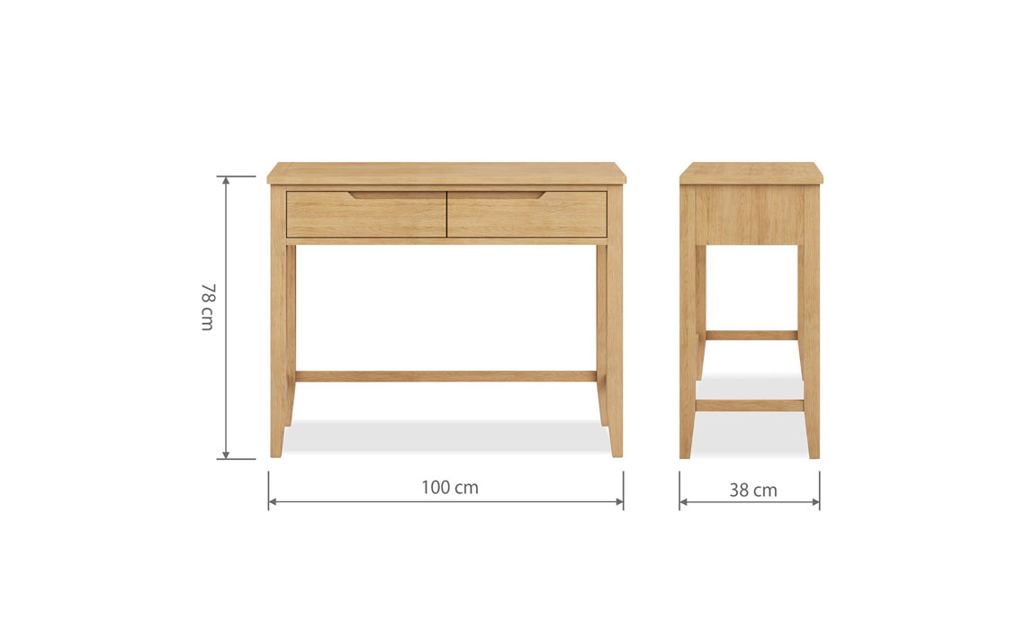 Copenhagen Oak Dressing Table