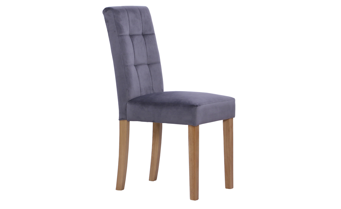 Melbourne Velvet Dining Chair in Graphite