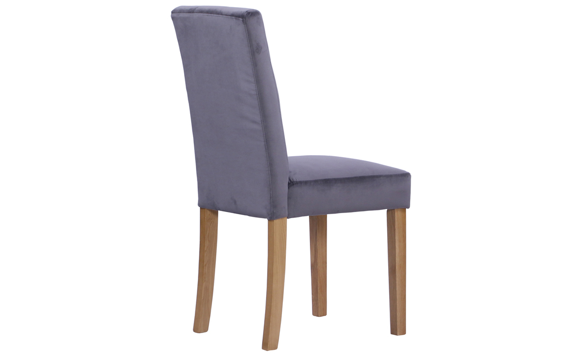 Melbourne Velvet Dining Chair in Graphite