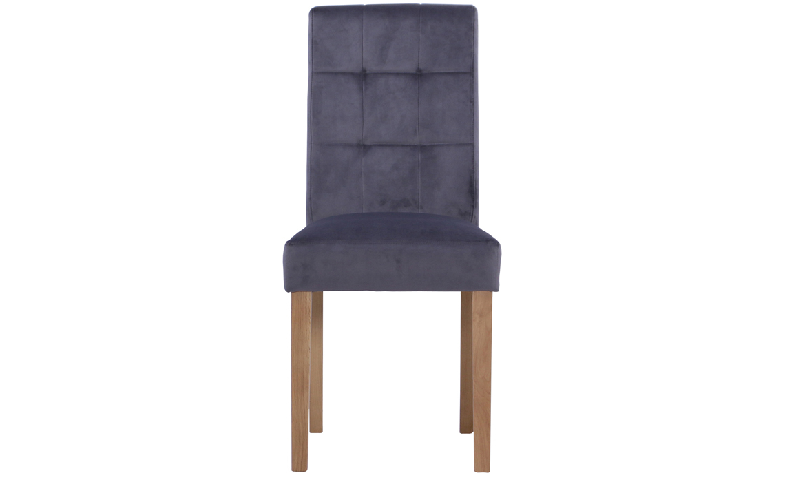 Melbourne Velvet Dining Chair in Graphite