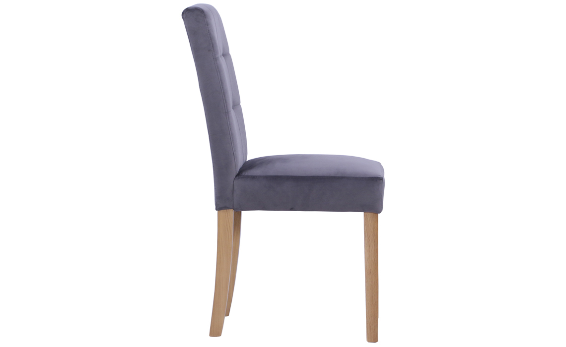 Melbourne Velvet Dining Chair in Graphite