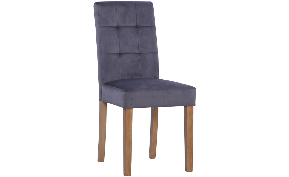 Melbourne Velvet Dining Chair in Graphite