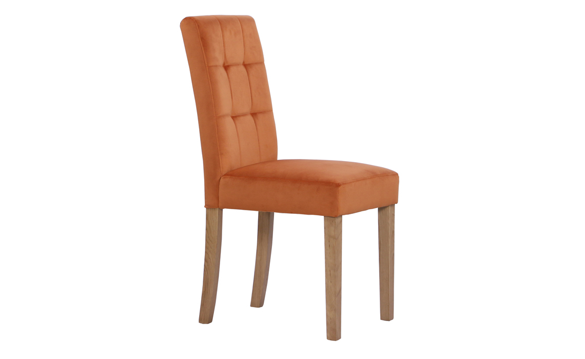 Melbourne Velvet Dining Chair in Sunset