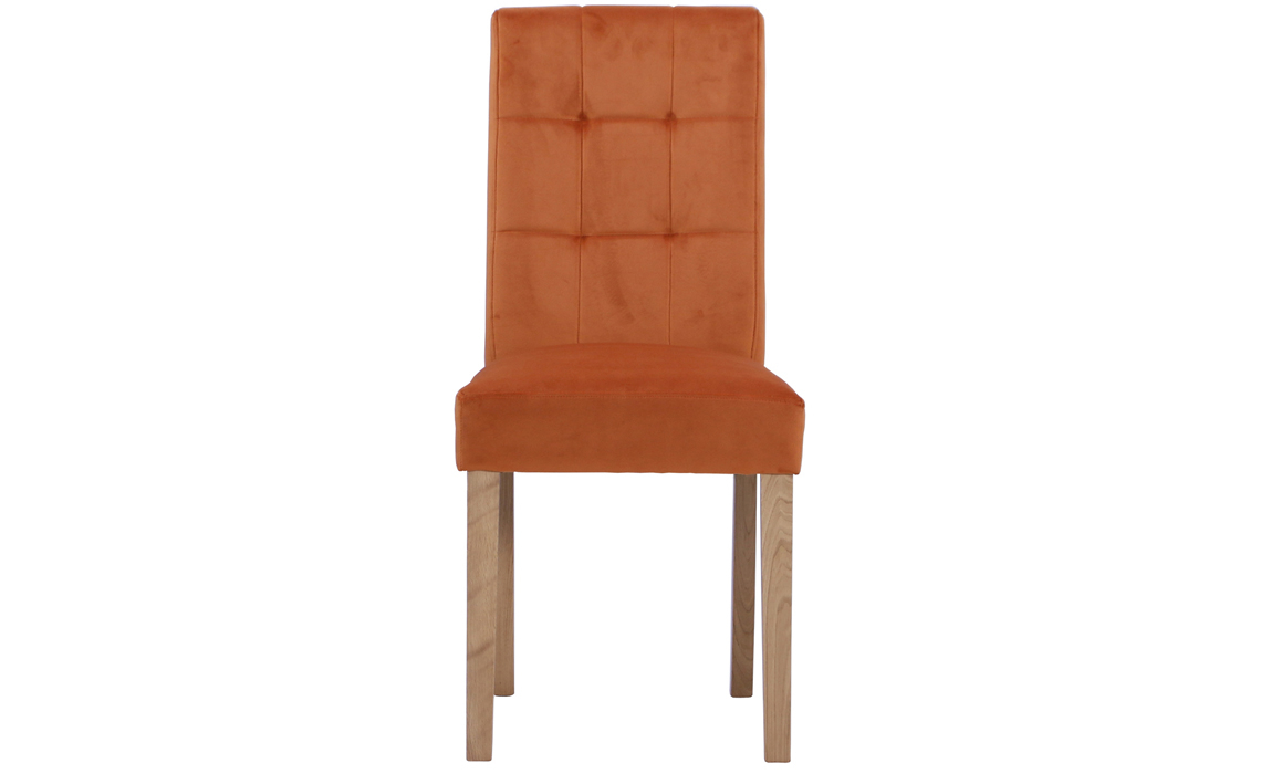 Melbourne Velvet Dining Chair in Sunset