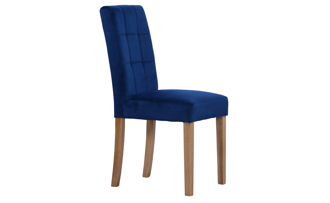 Melbourne Velvet Dining Chair in Ocean Blue