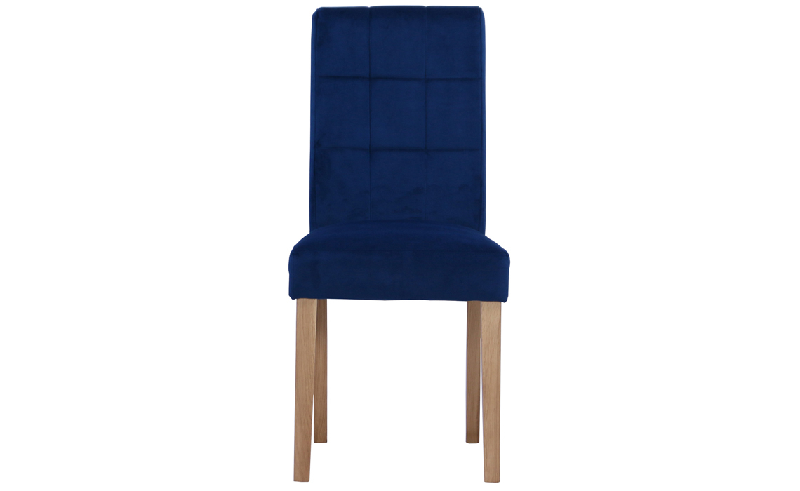 Melbourne Velvet Dining Chair in Ocean Blue