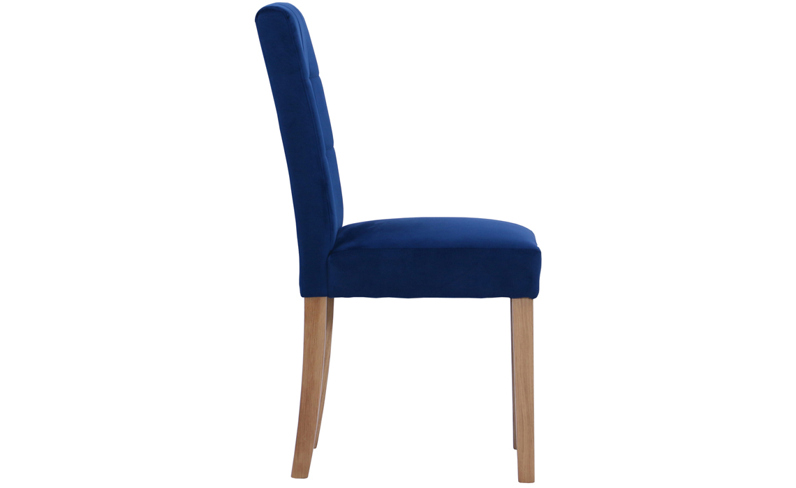 Melbourne Velvet Dining Chair in Ocean Blue