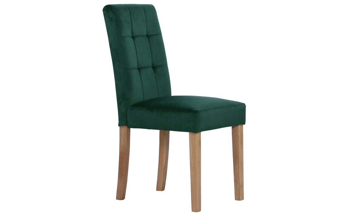 Melbourne Velvet Dining Chair in Forest Green