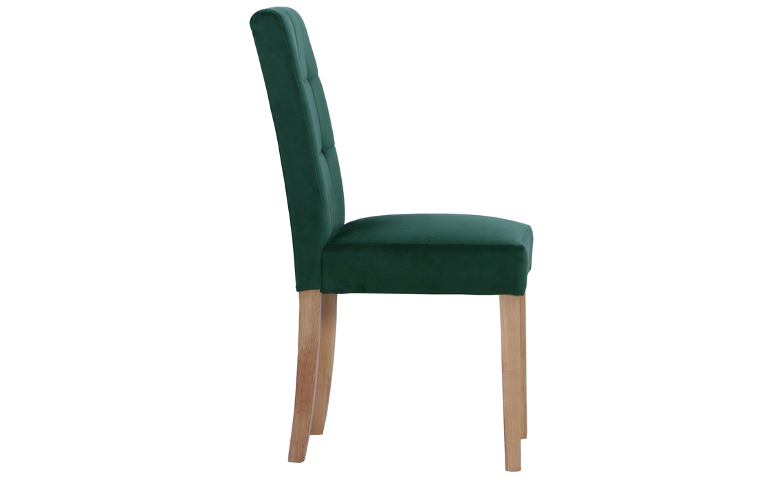 Melbourne Velvet Dining Chair in Forest Green