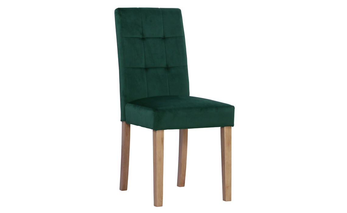 Melbourne Velvet Dining Chair in Forest Green