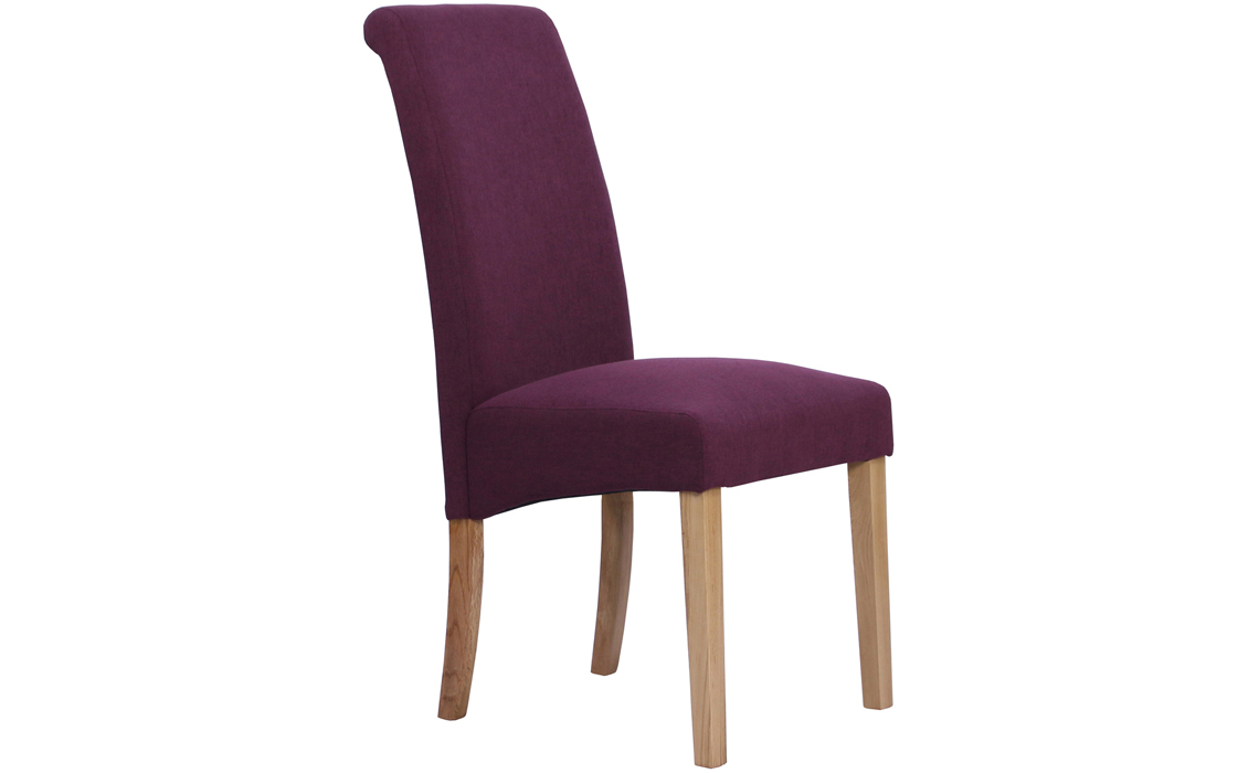 Bucklesham Roll Back Fabric Chair Maroon