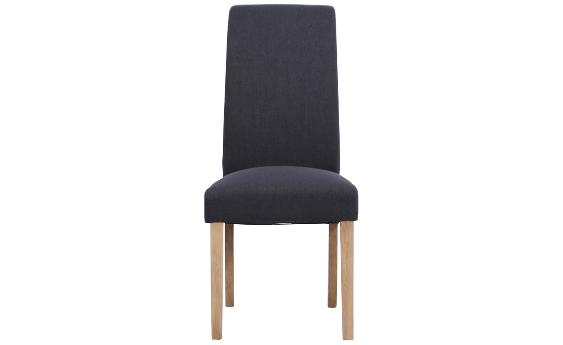 Bucklesham Roll Back Fabric Chair Dark Grey