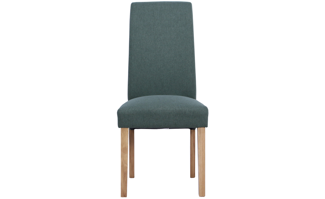 Bucklesham Roll Back Fabric Chair Green