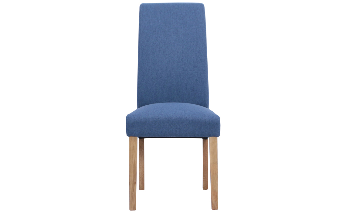 Bucklesham Roll Back Fabric Chair Blue