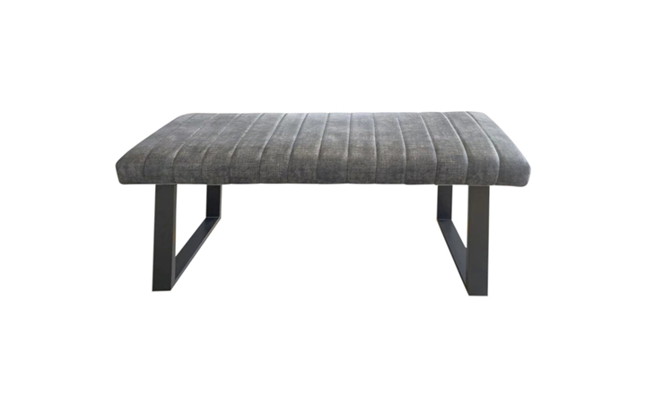 Benches - Native Oak Upholstered Low Bench