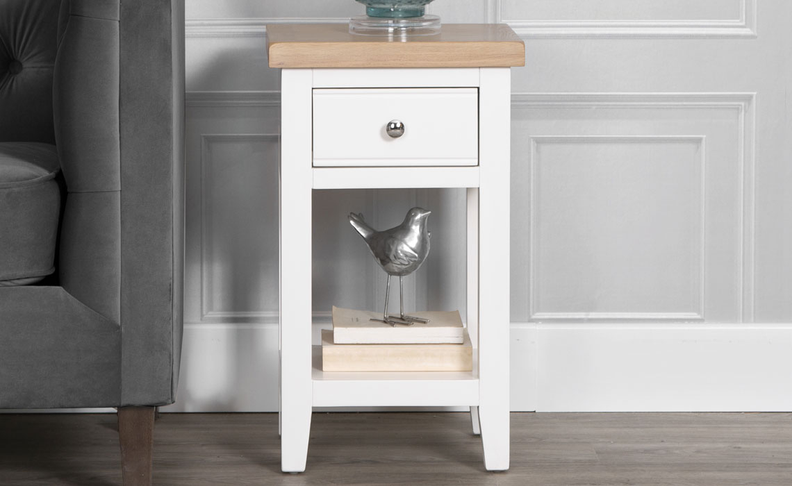 Ashley Painted White Collection - Ashley Painted White Lamp Table