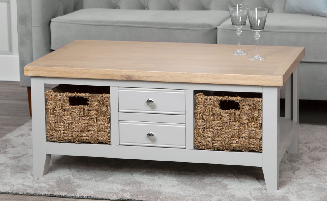 Ashley Painted Grey Collection - Ashley Painted Grey Coffee Table