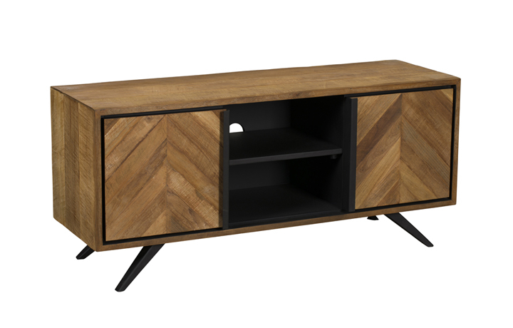 Brixton Reclaimed Teak Collection - Brixton Reclaimed Teak Tv Unit