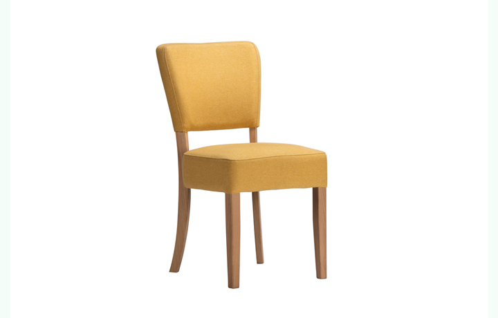 Oxford Solid European Oak Collection - Nico Dining Chair - Sunflower