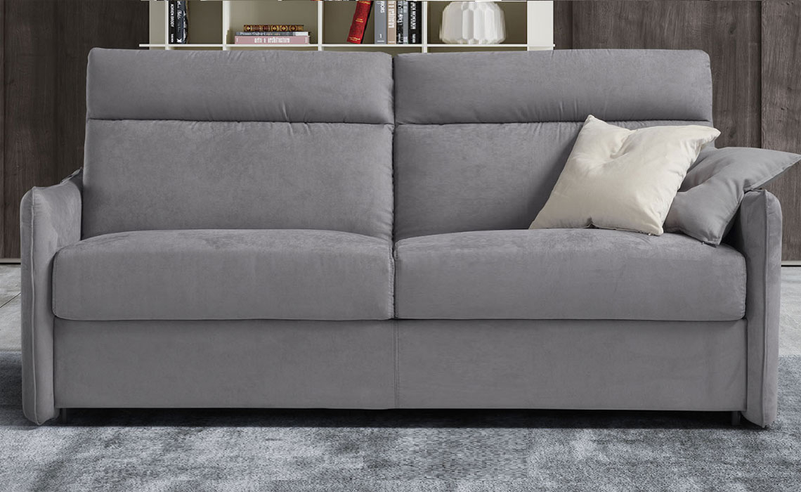 Sofa Beds - Aimee 3 Seater Maxi Sofa Bed With Deluxe Mattress - Leather or Fabric