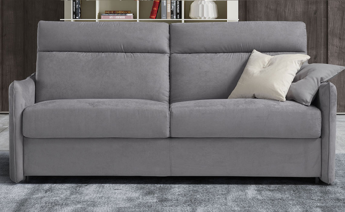 3 Seater Sofas - Aimee 3 Seater Maxi Sofa Bed With Deluxe Mattress - Leather or Fabric