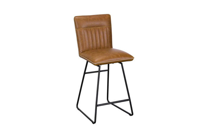 Soho House Solid Oak Range - Cooper Bar stool Tan
