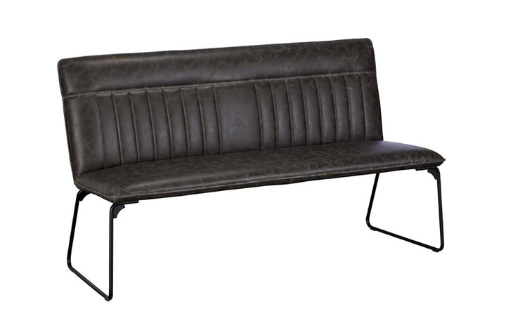 Benches - Cooper Upholstered Bench Grey