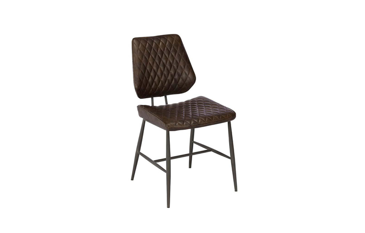 Upholstered Dining Chairs - Dalton Dining Chair Brown