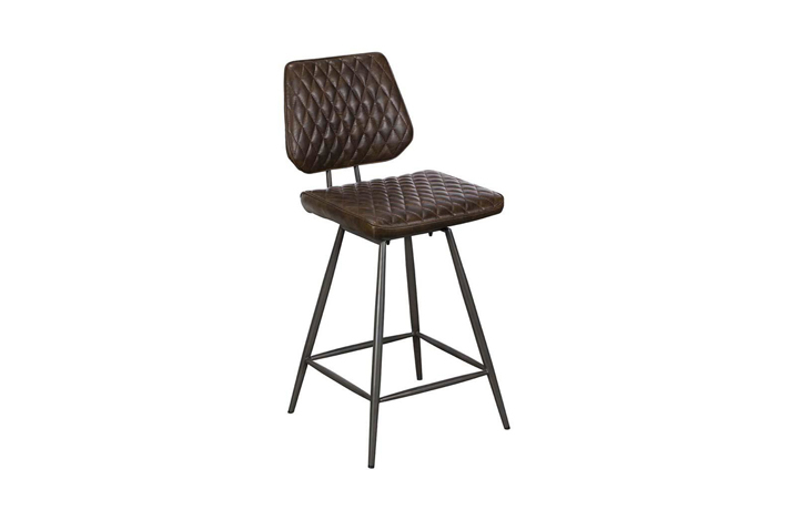 Soho House Solid Oak Range - Dalton Bar stool Brown
