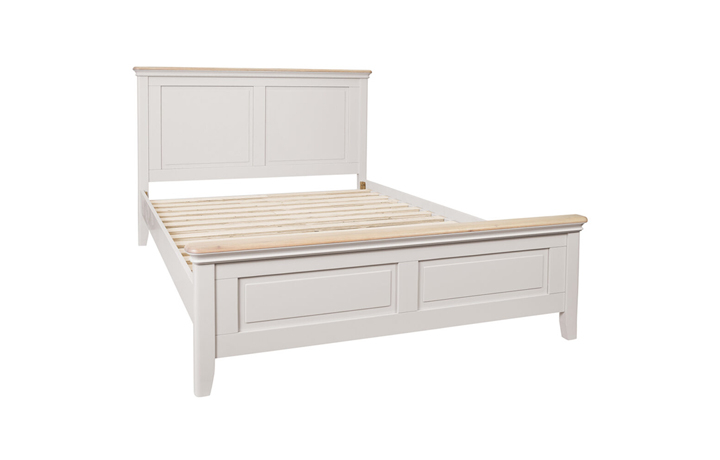 4ft6 Double Hardwood Bed Frames - Melford Painted 4ft6 Double Bed Frame