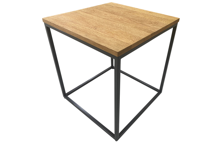 Native Oak Collection - Native Square Lamp Table