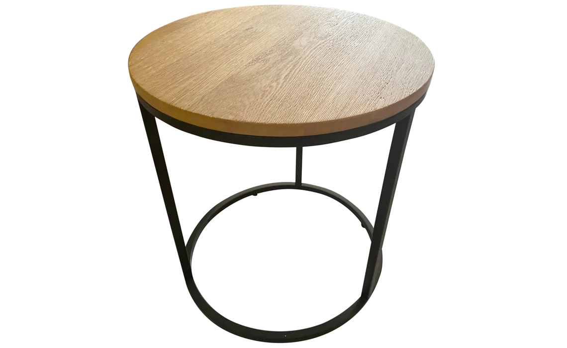 Native Oak Collection - Native Round Lamp Table