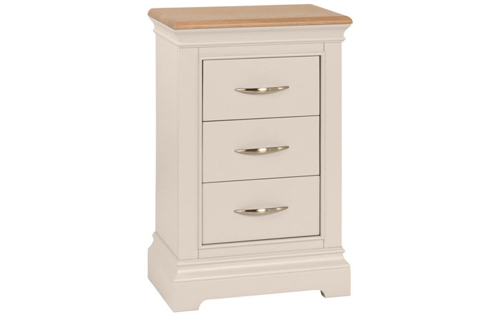 Felicity Painted Collection - Felicity Painted 3 Drawer Bedside