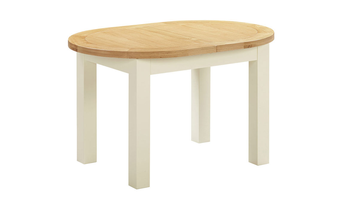 Painted Dining Tables - Lavenham Painted D End Extending Table