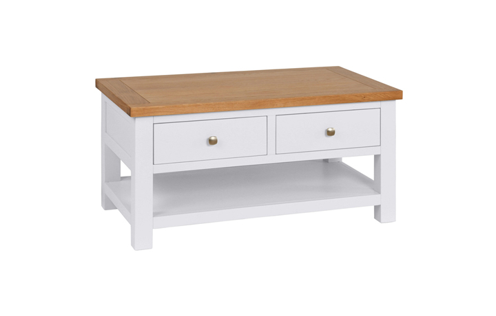 Lavenham Moon Grey, Grey Mist, Neptune, Lagoon, Fern collection - Lavenham Painted 2 Drawer Coffee Table