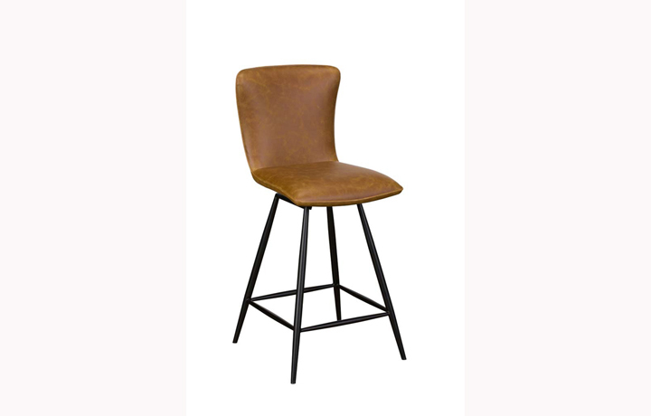 Soho House Solid Oak Range - Bella Bar stool Tan