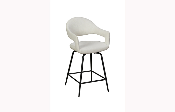 Chairs & Bar Stools - Jasmine Bar Stool - White