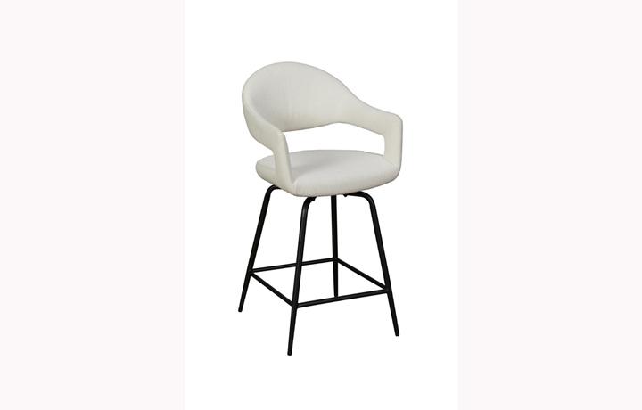 Bar Stools - Jasmine Bar Stool - White