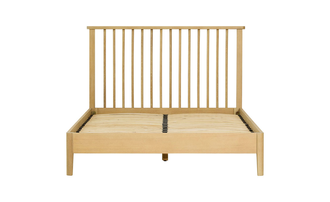 Birka Whitewash Oak Collection - Birka Oak 5ft Kingsize Bed Frame