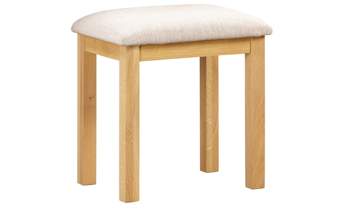 Morland Oak Collection - Morland Oak Dressing Stool