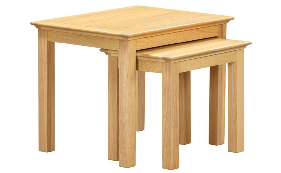 Morland Oak Collection - Morland Oak Nest Of 2 Tables