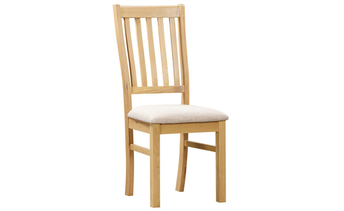 Morland Oak Collection - Morland Oak Slatted Dining Chair