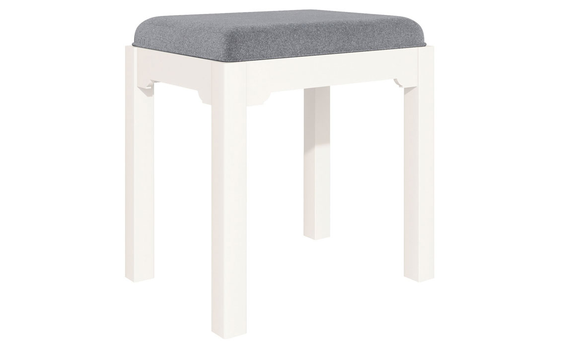 Portland White Painted Collection - Portland White Dressing Stool