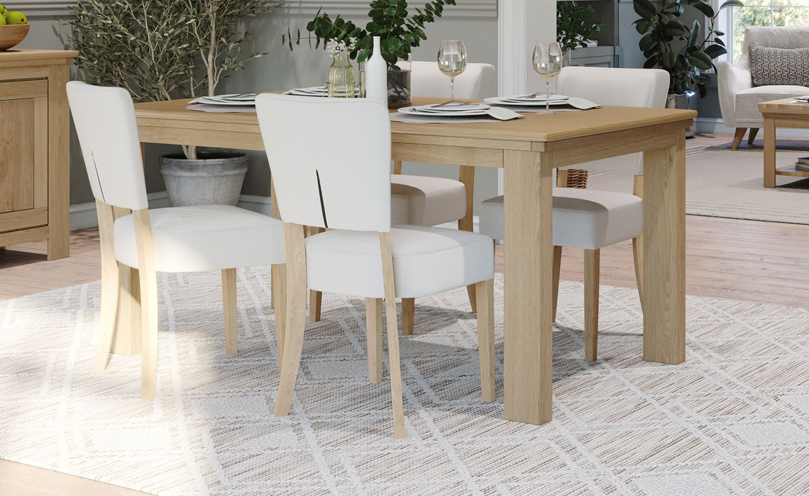 Dining Tables - Saronno Oak 180-220cm Extending Dining Table